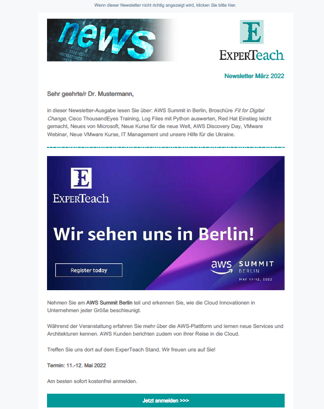 Newsletter März 2022 als PDF öffnen